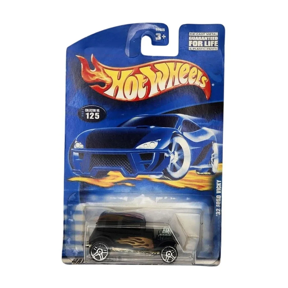Hot Wheels 1932 Ford Vicky Die Cast Metal Collector 125 Flames New